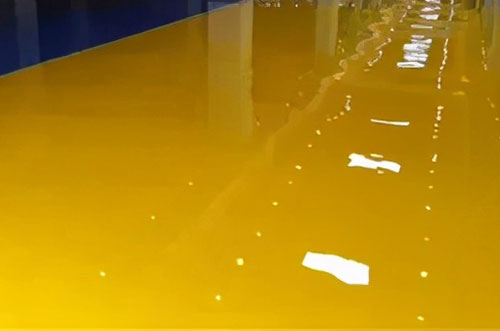 防水聚氨酯地坪出現地坪表面結皮、粗糙的原因